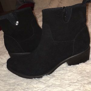 Matisse Black Bullseye Suede Bootie